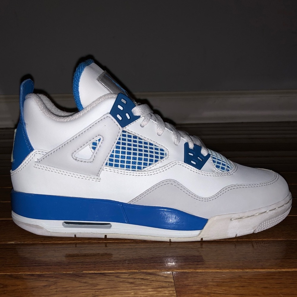 Nike Air Jordan 4 Retro (GS) Military Blue 5Y
